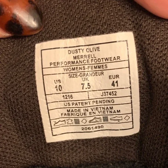 Merrell Dusty Olive siren sport q2 Gore Tex Women Hiking Boots Size 10 - Picture 6 of 6